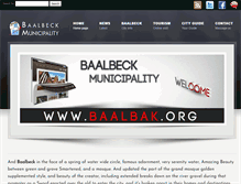 Tablet Screenshot of en.baalbak.org